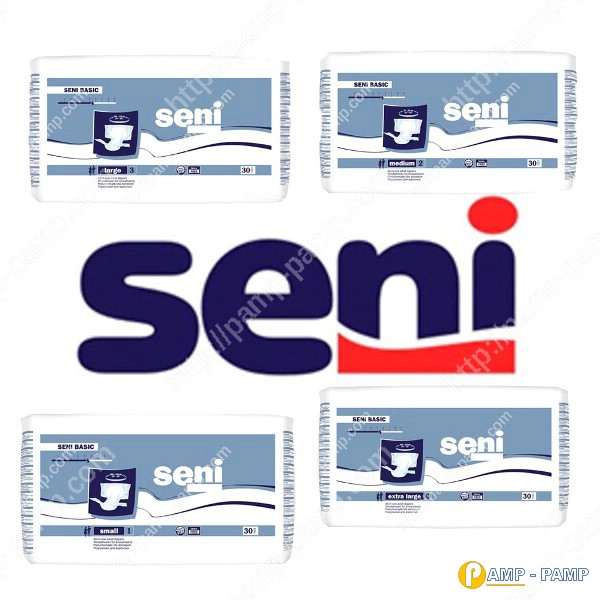 Подгузники для взрослых SENI BASIC medium 30 шт 5900516693794 фото 2